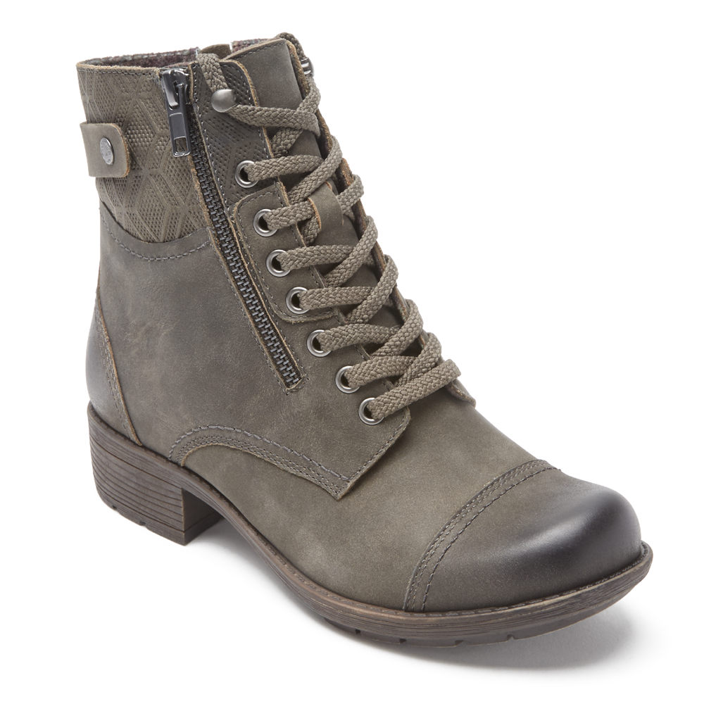 Rockport Womens Cobb Hill Alessia Bethany 2 - Boots Grey - TOM091458